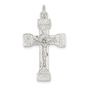 Sterling Silver Latin Crucifix Pendant