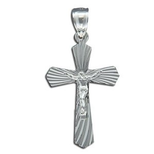 Sterling Silver Crucifix Cross Pendant