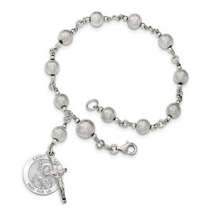 Saint Clare of Assisi Rosary Bracelet  EXCLUSIVE 