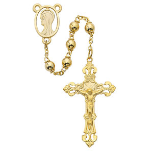 Gold Plated High Polished Rosary