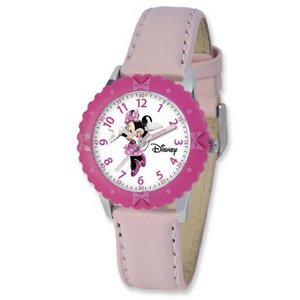 Minnie Mouse 8 4  Nylon Band with Velcro Closure