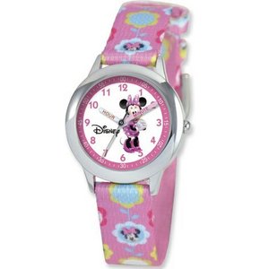 Minnie Mouse 8 4  Woven Band With Buckle Closure