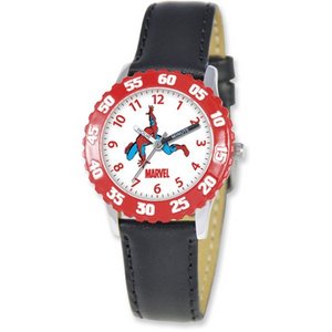 Spiderman 8 4  Leather Band With Buckle Closure