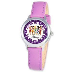 TinkerBell   Fairies 8 4  Leather Band With Buckle Closure
