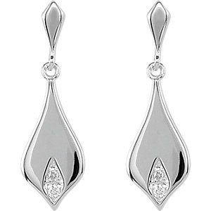  025 ct tw Diamond Earrings