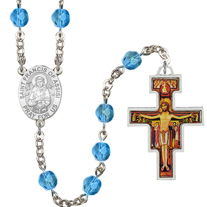 San Damiano   Saint Francis Rosary Beads  EXCLUSIVE 