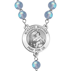  Blessed Mother  Virgin Mary Rosary Beads  EXCLUSIVE 
