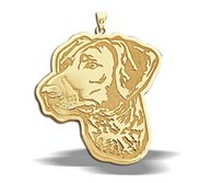 German Shorthaired Pointer Dog Portrait Charm or Pendant