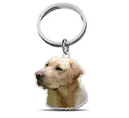 Yellow Labrador Retriever Color Dog Key Chain