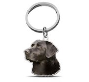 Black Labrador Retriever Color Dog Key Chain