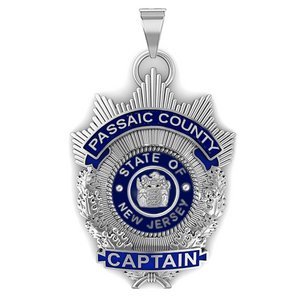 Personalized New Jersey Police Captain Badge with Your Department