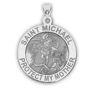 Saint Michael   Protect My Mother   Religious Medal   EXCLUSIVE 