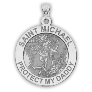 Saint Michael   Protect My Daddy   Religious Medal   EXCLUSIVE 