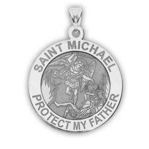 Saint Michael   Protect My Father   Religious Medal   EXCLUSIVE 
