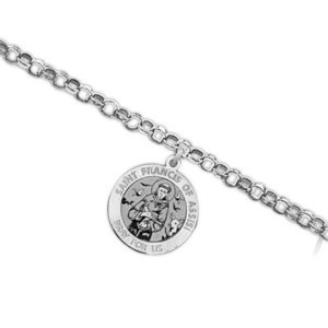 Saint Francis of Assisi Religious Anklet    EXCLUSIVE 