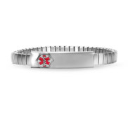 Stainless Steel Women s Medical ID Expansion Bracelet