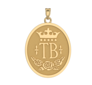 Thorobred Horse Breed Oval Medal