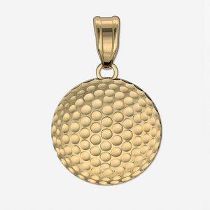 Engravable Golf Ball Disc Medal