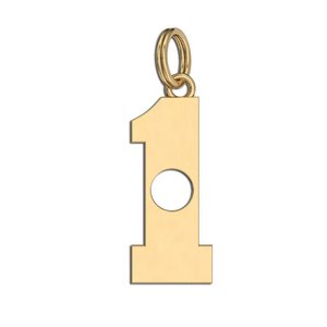 Hole In 1 Golf Jewelry Charm