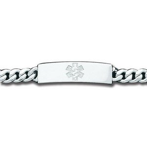 Sterling Silver Medical Bracelet