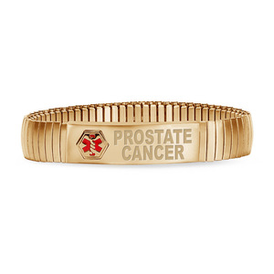Stainless Steel Prostate Cancer Men s Expansion Bracelet