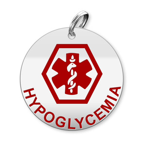 Medical Round Hypoglycemia Charm or Pendant