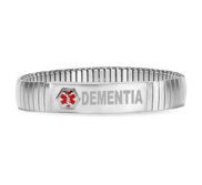 Stainless Steel Dementia Men s Expansion Bracelet
