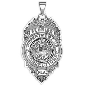 Personalized Florida Correction Officer Police Badge with Your Badge Number
