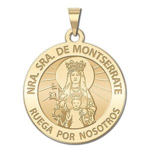 Nuestra Signora de Montserrate Medallas Religousas