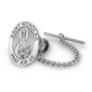 Saint Nicholas Religious Tie Tack   EXCLUSIVE 