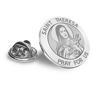 Saint Theresa Religious Brooch  Lapel Pin   EXCLUSIVE 
