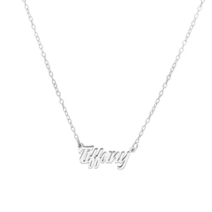 Petite Script Name Necklace with Chain Included