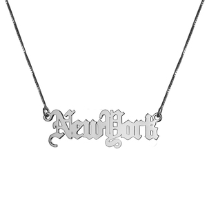 State Name Nameplate Necklace