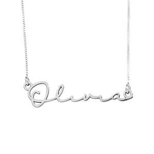 Minimalist Script Name Necklace with Chain Included