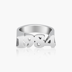 Birth Year Personalized Ring