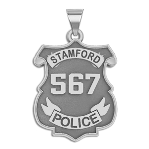 Personalized Stamford Connecticut Police Badge with Your Number