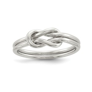 Sterling Silver Love Knot Ring