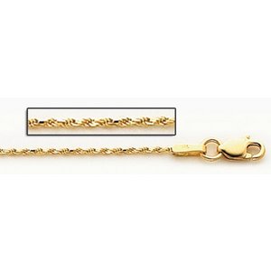 14K Yellow Gold 3 2mm Cable Link Chain