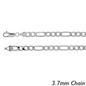 Sterling Silver 3 5mm  Figaro Chain