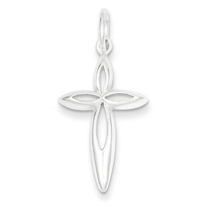 Sterling Silver Passion Cross Charm