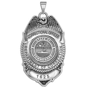 Personalized Tennessee Corrections Badge with Your Number