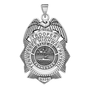 Personalized Tennessee Highway Patrol State Trooper Badge with Your Number