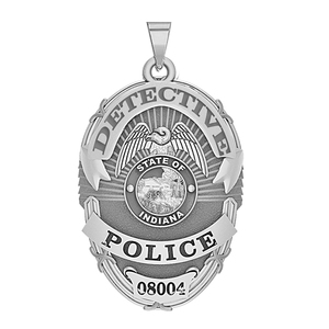 Personalized Lawrence Indiana Police Badge with Your Rank and Number