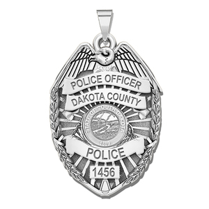 Personalized South Dakota Police Badge with Your Rank  Number   Department