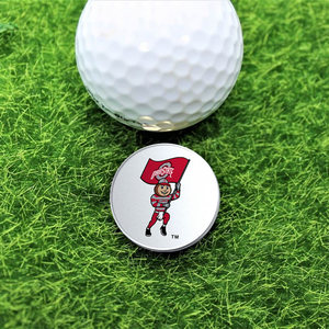 Brutus with Flag Golf Ball Marker