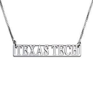 Texas Tech Script Necklace