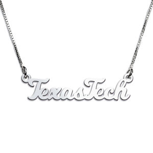 Texas Tech Script Necklace