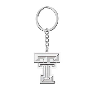 Texas Tech Logo Keychain