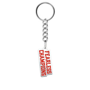 Texas Tech Color Enamel Fearless Champions Keychain