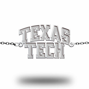 Texas Tech Block Bracelet